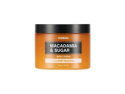 Kundal Macadamia Sugar Body Scrub Cherry Blossom