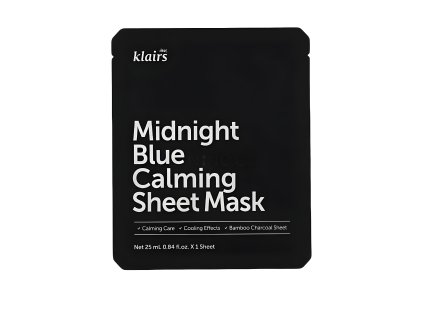 dear klairs midnight blue calming sheet mask pletova maska 25 ml 623718
