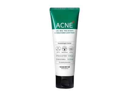 Some By Mi AHA BHA PHA 30 Days Miracle Acne Clear Foam - jemná hloubkově čistící pěna s kyselinami