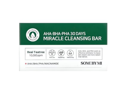 Some By Mi AHA BHA PHA 30 Days Miracle Cleansing Bar - čistící mýdlo na obličej s přírodními kyselinami