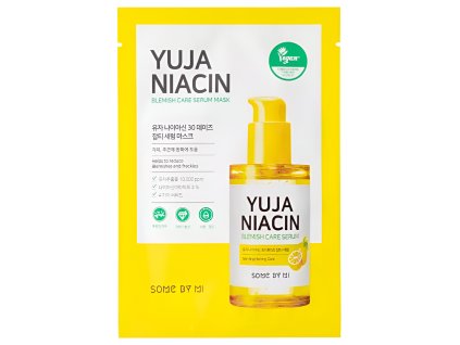 cze pl Some By Mi Yuja Niacin Blemish Care Serum Mask Rozjasnujici platynkova maska 25 g 3088 1