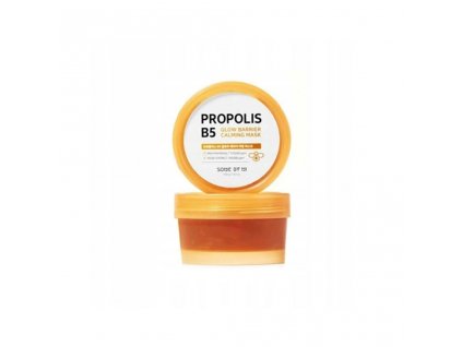 Some By Mi Propolis B5 glow barrier calming mask - zklidňující pleťová maska s Propolisem