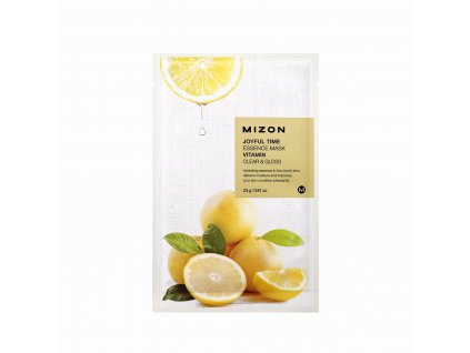 Mizon Joyful Time Essence Mask Vitamin - maska s vitamínem C pro rozjasnění