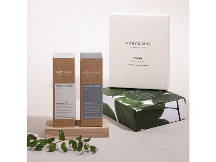 Mary&May Clean Skin care set - dárková sada rozjasňujících produktů