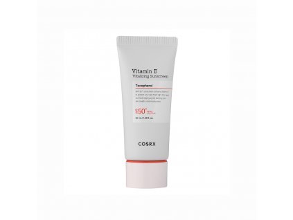 COSRX Vitamin E Vitalizing Sunscreen SPF50+ - ochranným krém s vitamínem E SPF50+