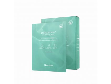 Mizon Cicaluronic Water Fit mask - zklidňující, hydratační pleťová maska s Pupečníkem Asijským