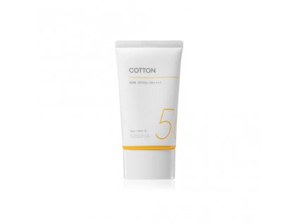 Missha All Around Safe Block Cotton Sun SPF50+/PA++++ - lehký opalovací krém s ochranným faktorem