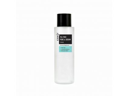 Coxir Tea Tree Pore and Sebum toner - zklidňující pleťový toner obsahující Tea tree