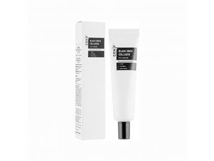 Coxir Black snail collagen eye cream - vyživující oční krém se šnečím mucinem a kolagenem