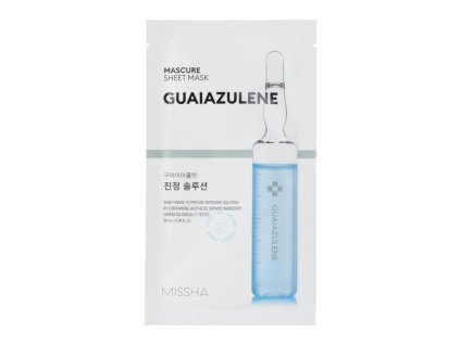 cze pl Missha Mascure Guaiazulene Sheet Mask Zklidnujici platynkova maska 28 ml 5429 2