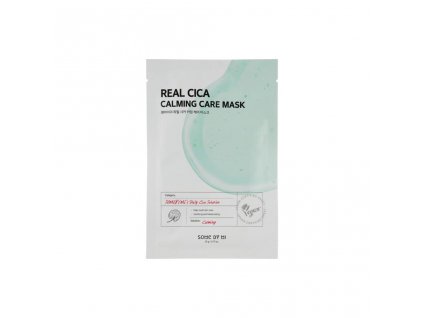 Some By Mi Real Cica calming care mask - zklidňující pleťová maska s Pupečníkem Asijským