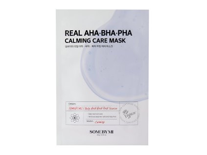 cze pl Some By Mi Real AHA BHA PHA Calming Care Mask Zklidnujici textilni maska 20 g 15473 1
