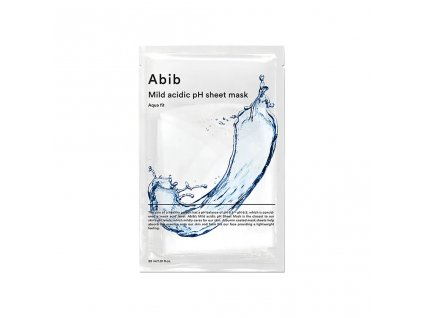 Abib Mild Acidic pH Sheet mask Aqua Fit - vysoce hydratační plátýnková maska s Kyselinou hyaluronovou