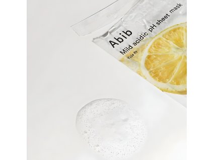 Abib Mild Acidic pH Sheet mask Yuja fit - rozjasňující plátýnková maska s extraktem z Yuzu