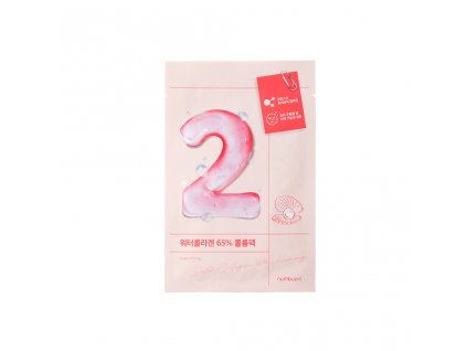 Numbuzin No.2 Water Collagen 65% Voluming sheet mask - krémová plátýnková maska s Kolagenem