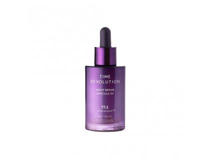 Missha Time Revolution Night Repair Ampoule 5X - noční obnovující probiotické sérum