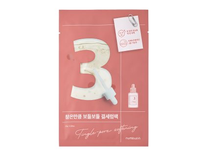 cze pl Numbuzin No 3 Tingle Pore Softening Sheet Mask Textilni maska minimalizujici rozsirene pory 27 g 14816 1