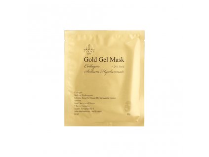 Tiara Gold Gold Gel mask - hydrogelová pleťová maska s Kolagenem a Zlatem
