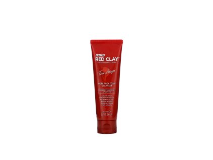 missha amazon red claytm pore pack foam cleanser 120ml