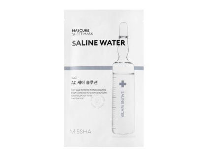 cze pl Missha Mascure AC Care Solution Sheet Mask Saline Water Textilni maska proti akne 28 ml 15463 1