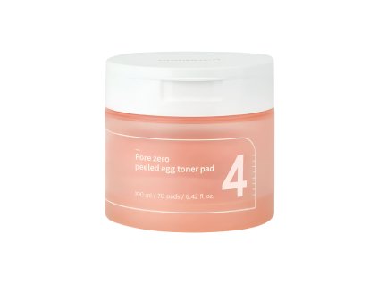 numbuzin no.4 pore zero peeled egg toner pad 1 min