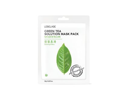 LEBELAGEGREENTEASOLUTIONMASKPACK