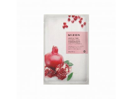 Mizon Joyful Time Essence Mask Pomegranate - revitalizační pleťová maska s granátovým jablkem