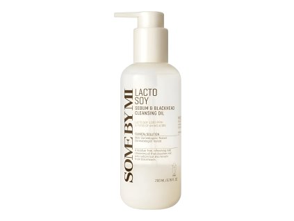 Some By Mi Lacto Soy Sebum & Blackhead cleansing oil - Dvoufázový hydrofilní olej se sójou