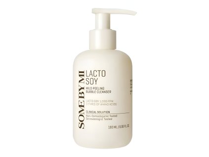 Some By Mi Lacto Soy Mild Peeling Bubble cleanser - Jemná exfoliační pěna s laktobakteriemi