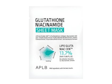 cze pl APLB Glutathione Niacinamide Sheet Mask Rozjasnujici pletova maska 1ks 25ml 24216 1
