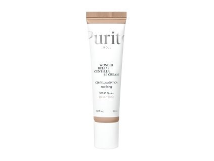 3447 purito seoul wonder releaf centella bb cream 21 light beige zklidnujici bb krem s spf 30 a pupalkovym kremem 30 ml