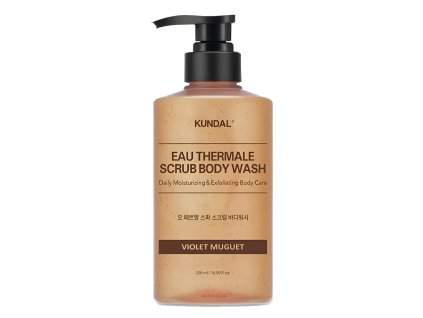 7288 kundal eau thermale scrub body wash luxusni termalni peelingovy sprchovy gel 500 ml violet mudge