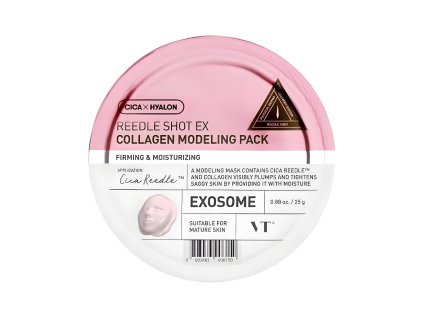 6580 korejska kosmetika vt reedle shot ex collagen modelling pack vypinaci kolagenova modelacni maska s cica a mikro jehlickami 25 g