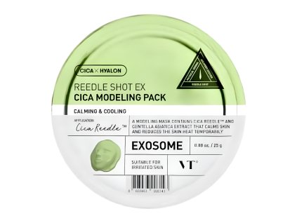 6430 korejska kosmetika vt reedle shot ex cica modelling pack zklidnujici maska s cica a mikro jehlickami 25 g