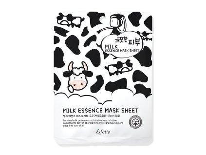 Esfolio Milk Essence Mask sheet - vyživující maska s mléčnými proteiny