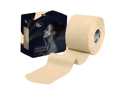 49 1 curetape beauty kinesiology tape product light beige 5cm x 5m 1 single unraveled roll with box packaging lr image (1)