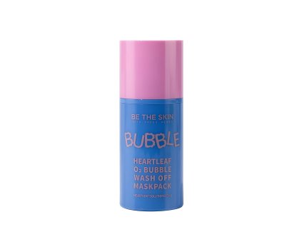 BE THE SKIN Heartleaf O2 Bubble Wash Off Maskpack koreashop 2
