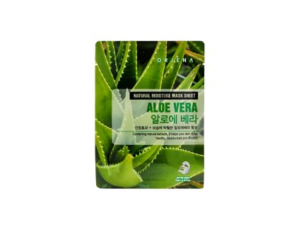 Orjena Natural Moisture Mask sheet Aloe Vera - hydratační plátýnková maska s Aloe Vera