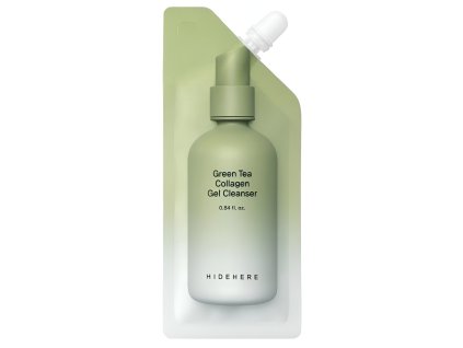6073 hidehere green tea collagen gel cleanser cistici pletovy gel se zelenym cajem a kolagenem