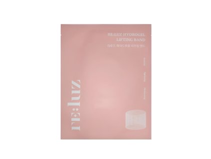 7903 korejska kosmetika reluz hydrogel lifting band liftingova hydrogelova maska na dolni cast obliceje s rostlinnymi extrakty a niacinamidem 15 g (1)
