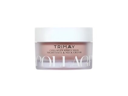 8167 korejska kosmetika trimay collagen bakuchiol night face neck cream nocni krem s kolagenem bakuchiolem a peptidy na oblicej a krk 50 ml