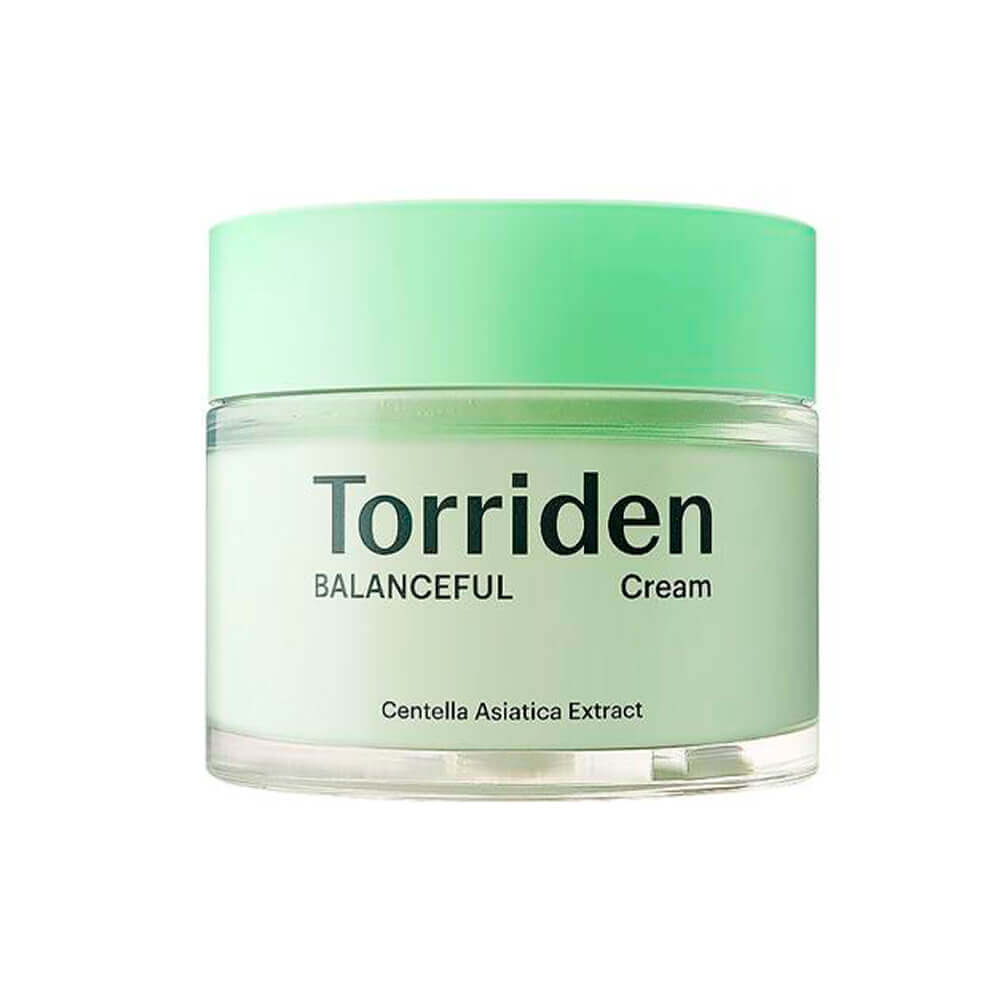 Levně Zklidňující hydratační krém s Pupečníkem Asijským - Torriden Balanceful Cica Cream