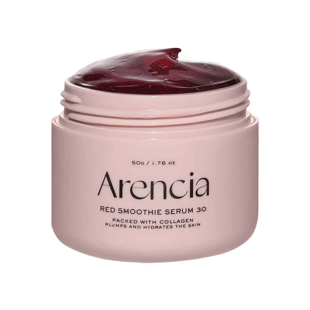 Intenzivně zpevňující pleťové sérum s Kolagenem a Peptidy - Arencia Fresh Red Smoothie Serum 30