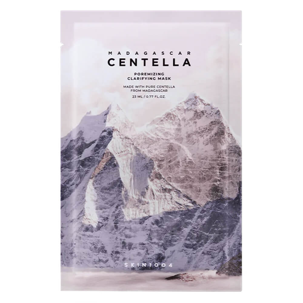 Levně Zklidňující plátýnková maska zmenšující póry - SKIN1004 Madagascar Centella Poremizing Clarifying Mask