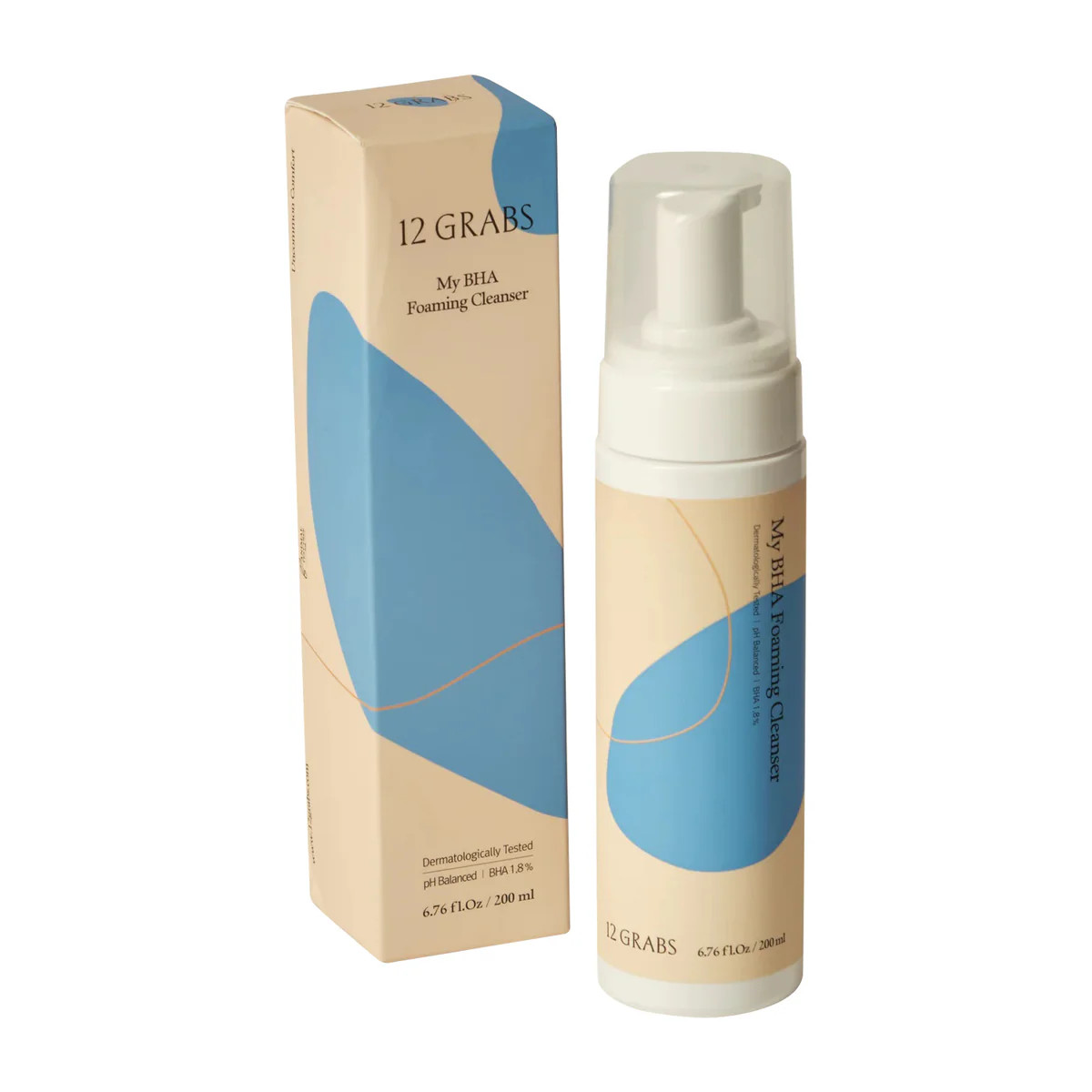 Levně Hydratační čisticí pěna na pleť s BHA - 12GRABS My BHA Foaming cleanser