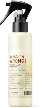 Zklidňující tělová mlha na akné - Frudia What´s Wrong Help AC Clear Body Mist