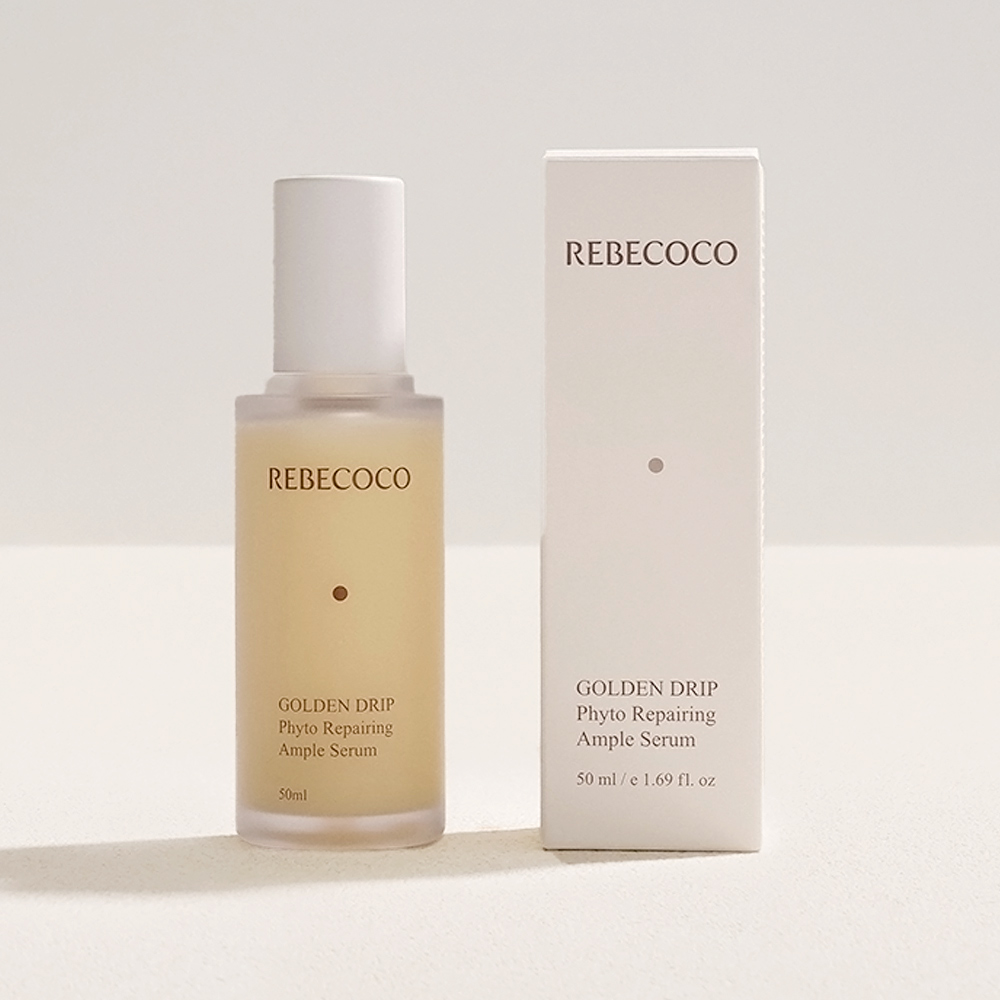 Levně Posilující pleťová ampule s Peptidy - Rebecoco Golden Drip Phyto Repairing Ample serum