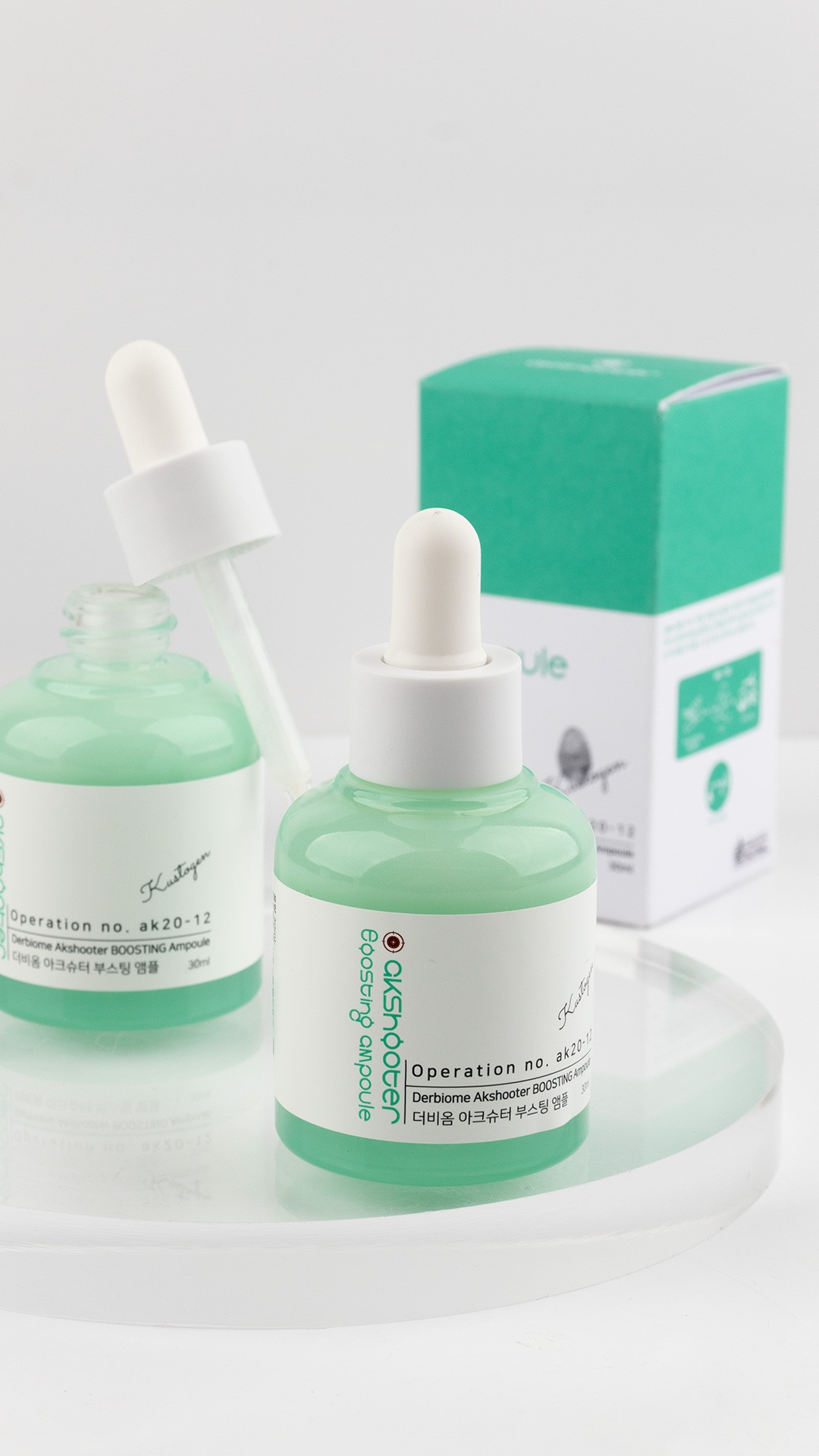 Levně Intenzivně hydratační a obnovující sérum - Kustogen Derbiome AKshooter Boosting serum