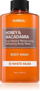 Levně Jemný sprchový gel s medem a makadamiovým olejem - Kundal Honey&Macadamia Body Wash White Musk