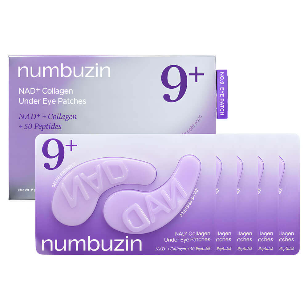 Levně Kolagenové náplasti pod oči s Koenzymem NAD+ - Numbuzin No.9 NAD+ Collagen Under Eye Patches